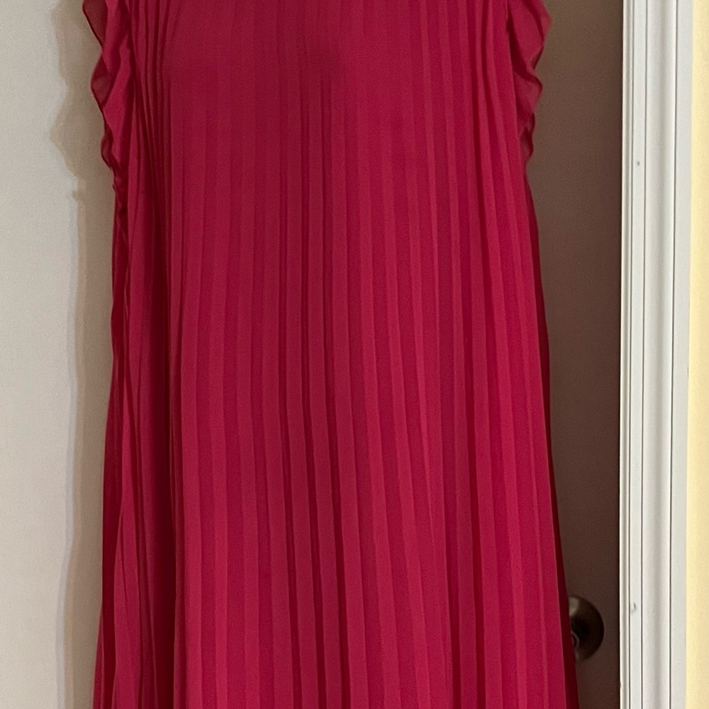 CeCe Pink Pleated Dress